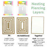 A6 Piercing Layers Die