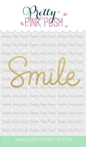 Hot Foil - Smile Script