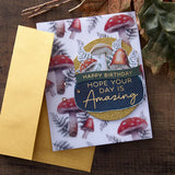 Woodland Foiled Acetate & Vellum - 8.5" x 11"  from the Woodland Tales Collection