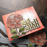 Long Line Roses Stencil Pack (4qty; 6 x 6)