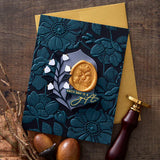 Gingko Leaves 3D Wax Seal Stamp from the Woodland Tales Collection