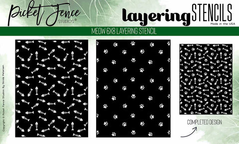 Meow Layering Stencil Set