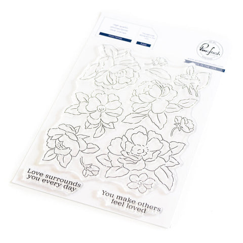 Peony Fantasy stamp