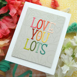 Easy Repeat Stitched Vines Background Stamp (6 x 6)