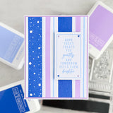 Bold Stripes Greetings Stamps (6 x 8)