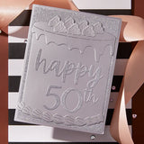 Birthday Cheers Etched Dies from the Bougie Birthday Collection by Nina Boettcher