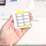 Numbers for Ink Swatch 1x0.5 Die (2 sets of 1-96)