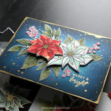 Pretty Poinsettias Stamp Set (6 x 8)