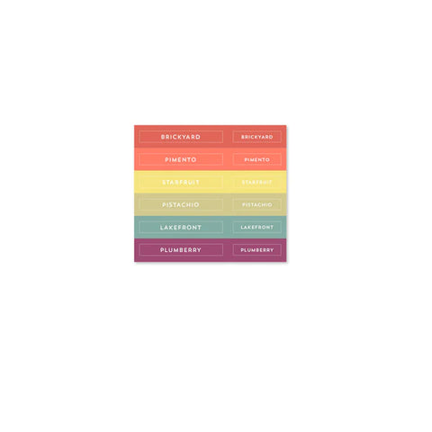 2025 Color Collection Ink Pad & Ink Cube Labels