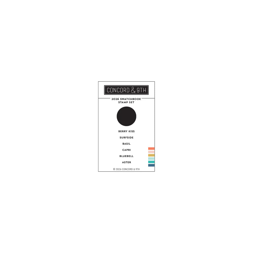 2026 Swatchbook Stamp Set (2 x 3)