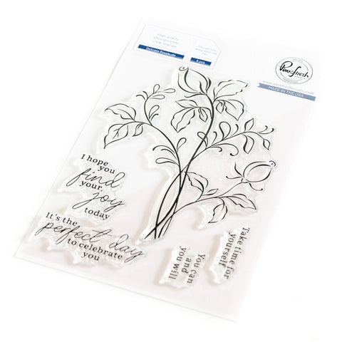 Delicate Rosebuds stamp