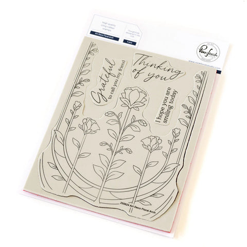 Art Deco Floral Arch stamp