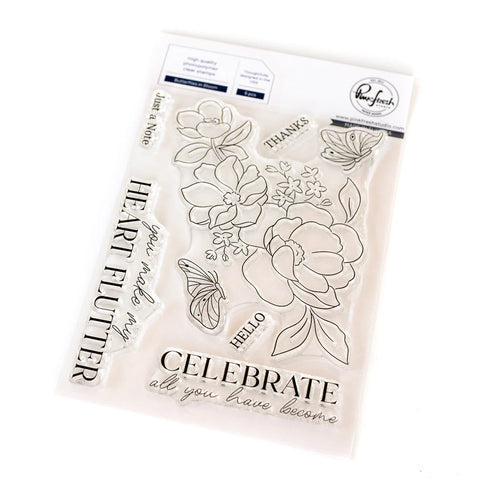 Butterflies in Bloom stamp