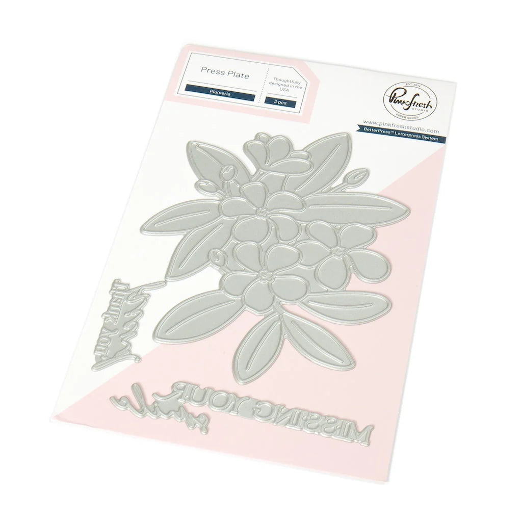 Plumeria Press Plate