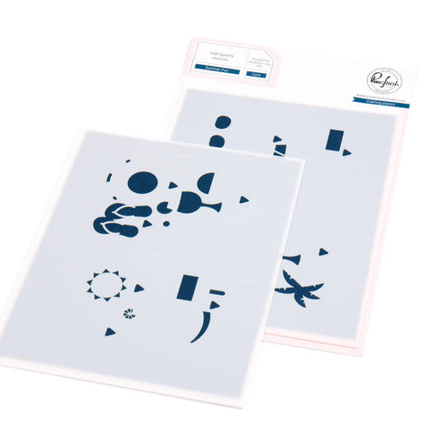 Summer Fun stencil