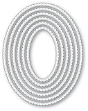 Scalloped Pinpoint Oval Frames