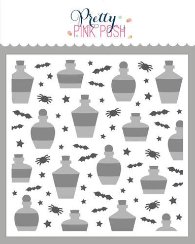 Layered Potions Stencil (3 Lyr)