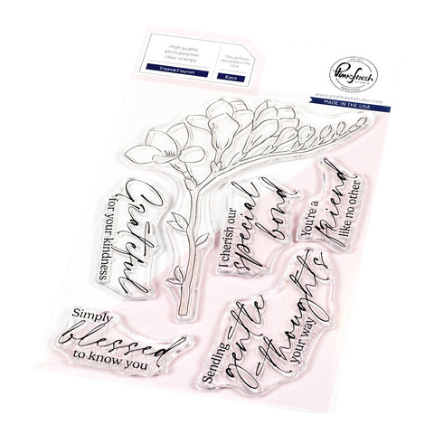 Freesia Flourish Stamp