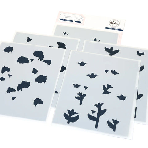 Rising Wildflowers Stencil