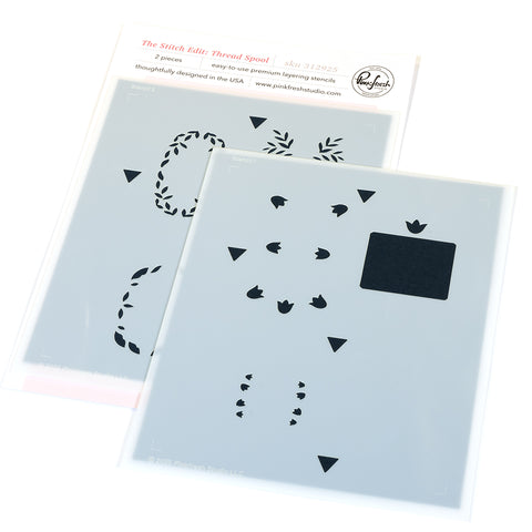 The Stitch Edit: Thread Spool stencil