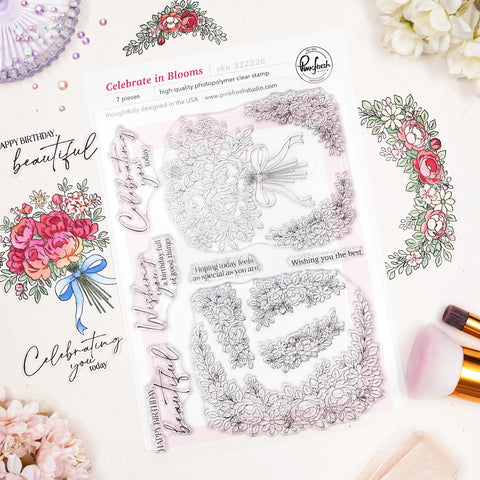 Celebrate in Blooms Stamp