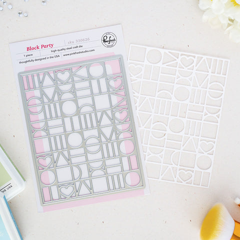 Block Party coverplate Die
