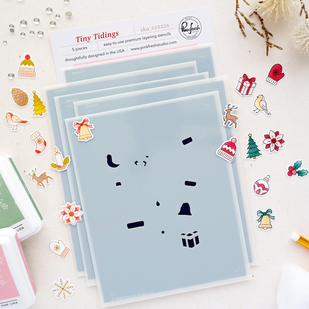 Tiny Tidings Stencil