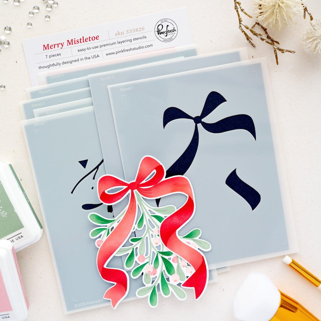 Merry Mistletoe Stencil