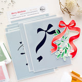 Merry Mistletoe Stencil