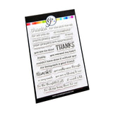 3 Times the Thanks Sentiments Stamp Set