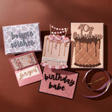 Fabulous Birthday Etched Dies from the Bougie Birthday Collection by Nina Boettcher