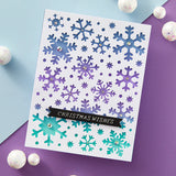 Frozen Flurries Etched Dies from the Let It Snow Collection by Simon Hurley