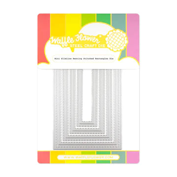 Mini Slimline Nesting Stitched Rectangles Die