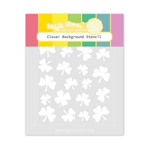 Clover Background Stencil