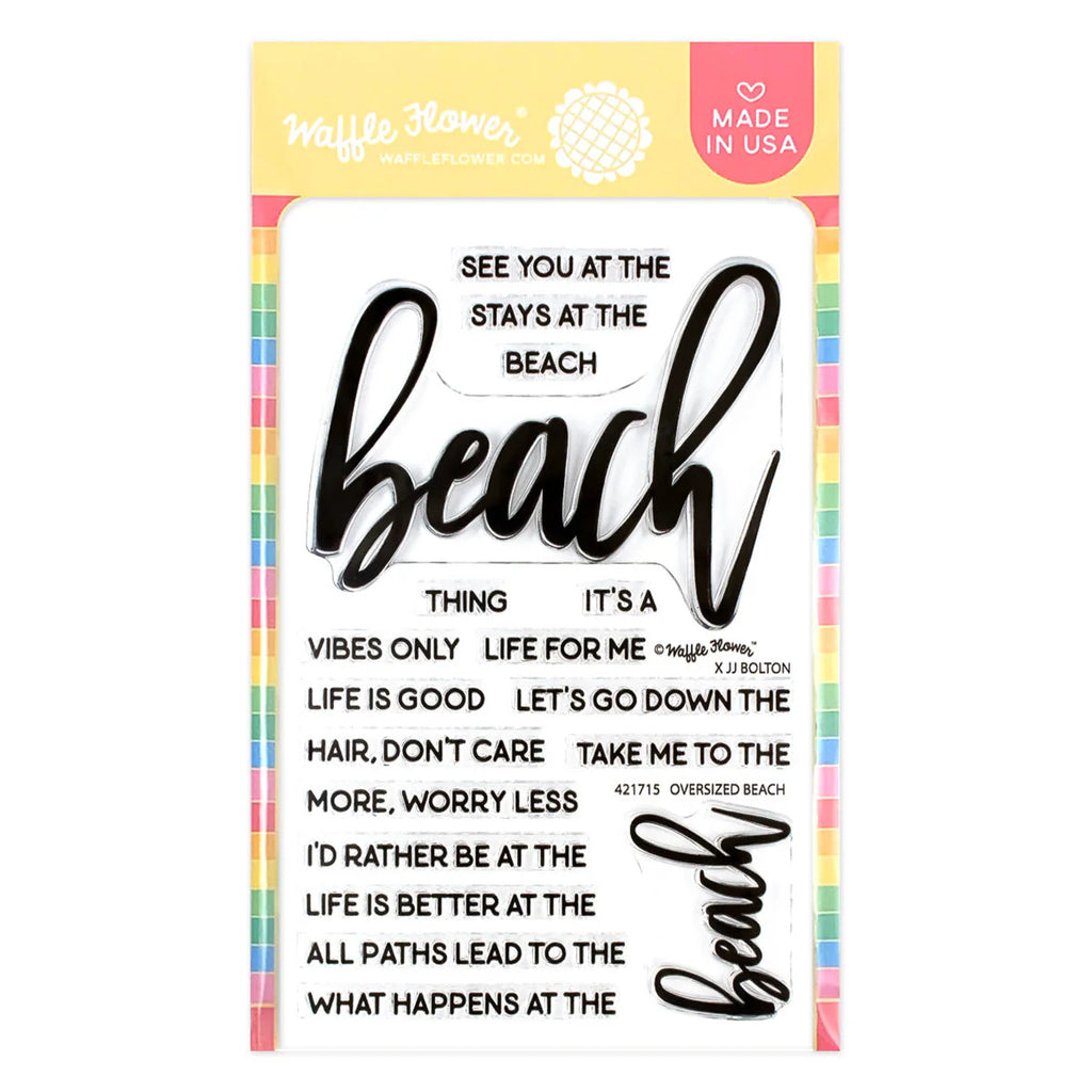 Oversized Beach Stamp Set