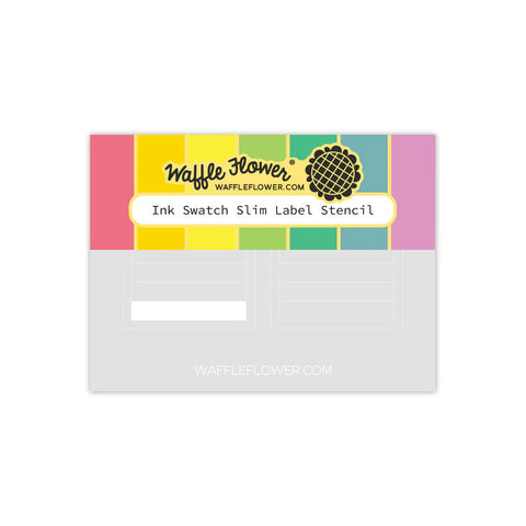 Ink Swatch Slim Label Stencil