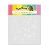 Confetti Background Stencil