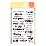 Inside Sentiments Book Lover Stamp Set
