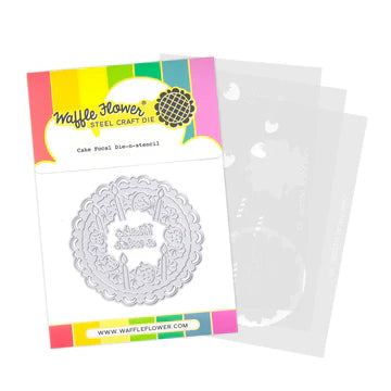 Cake Focal Die-n-stencil