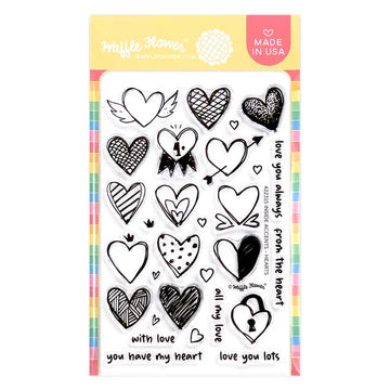 Inside Accents - Hearts Stamp Set