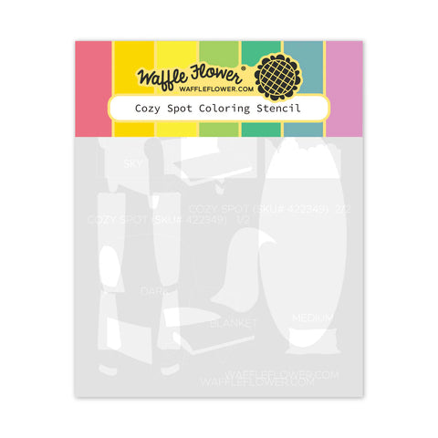 Cozy Spot Coloring Stencil
