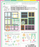 Postage Collage Windows Die