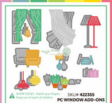Postage Collage Window Add-ons Die