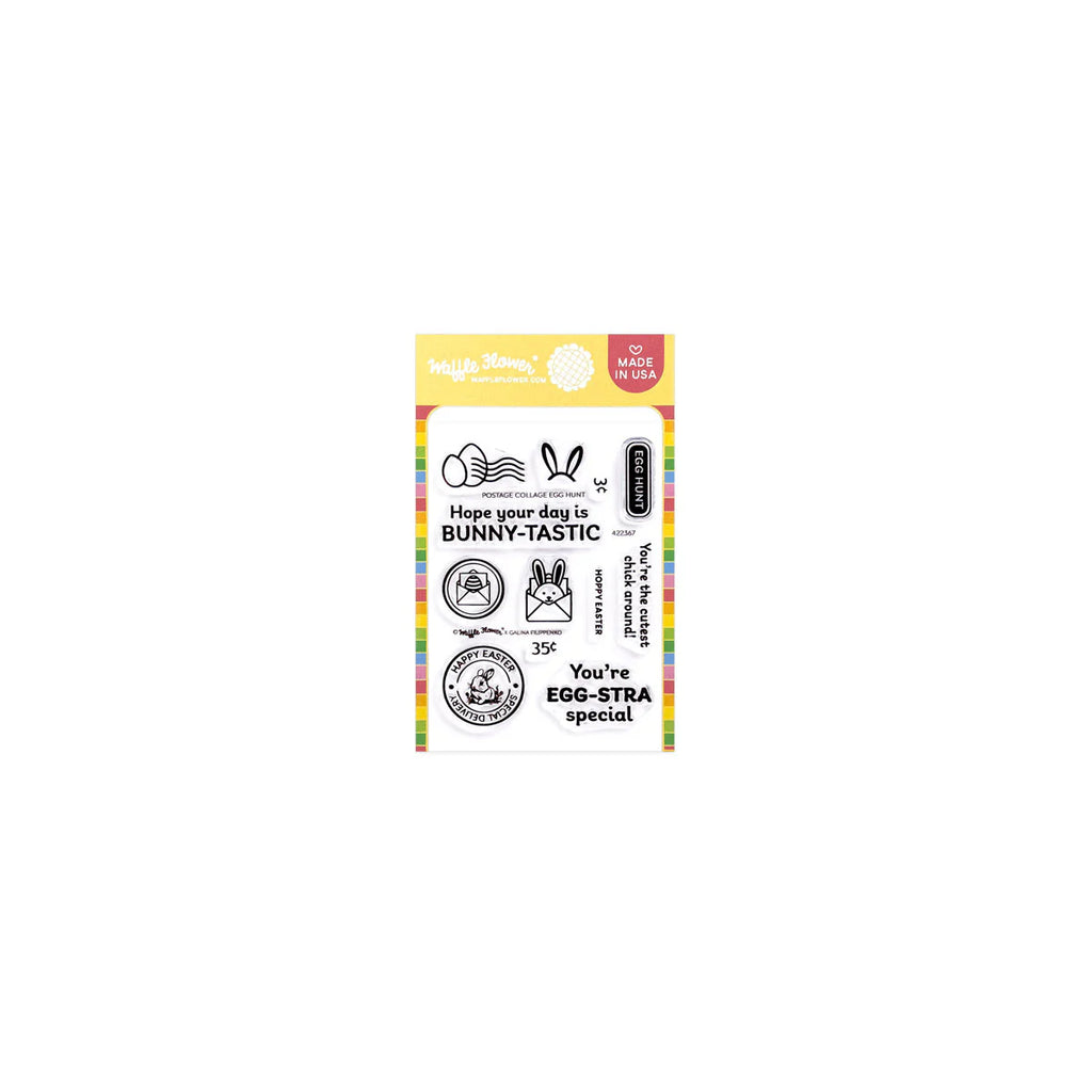 Postage Collage Egg Hunt Stamp Set