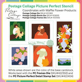 Postage Collage Picture Perfect Stencil