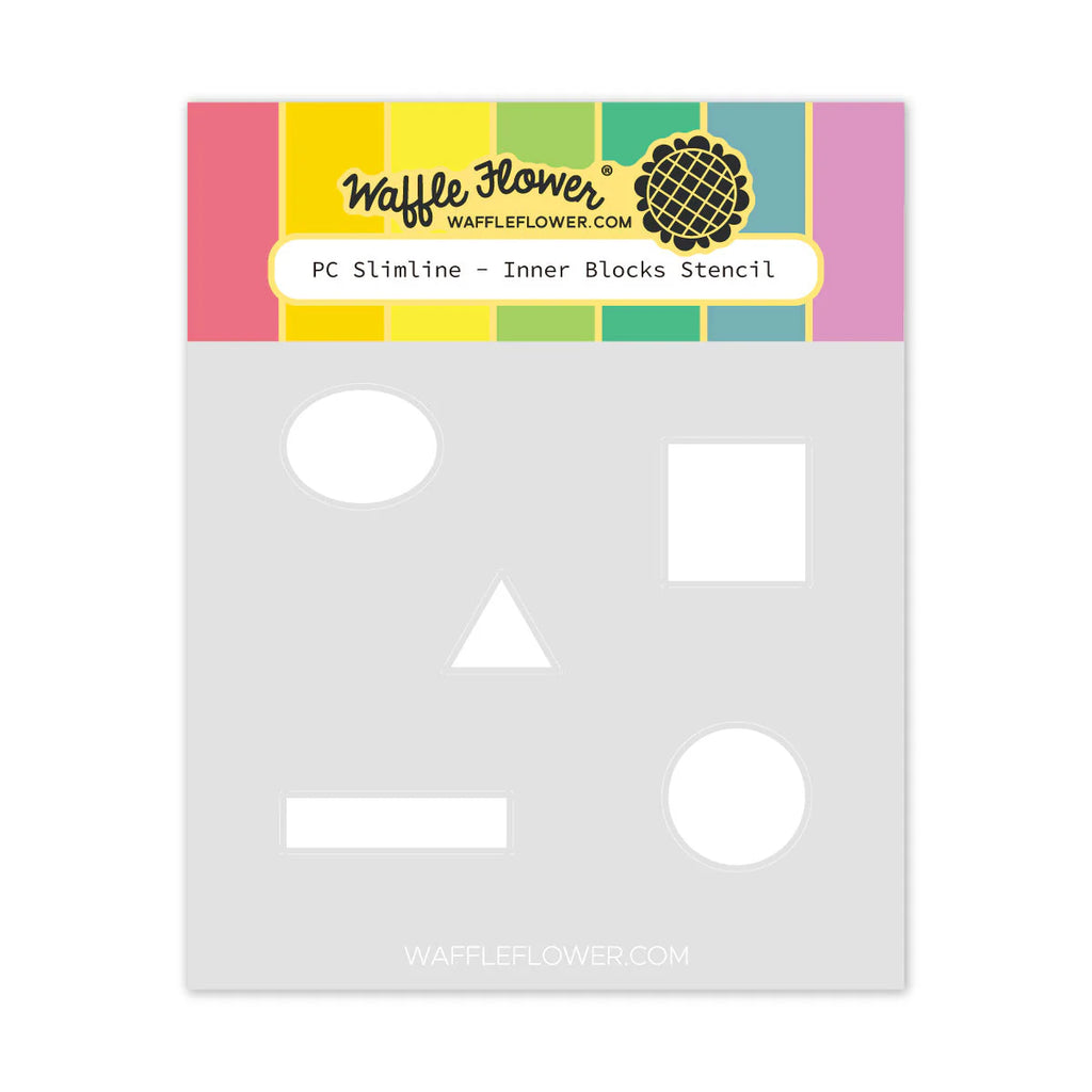 Postage Collage A6 Inner Blocks Stencil