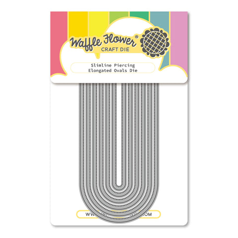 Slimline Piercing Elongated Ovals Die