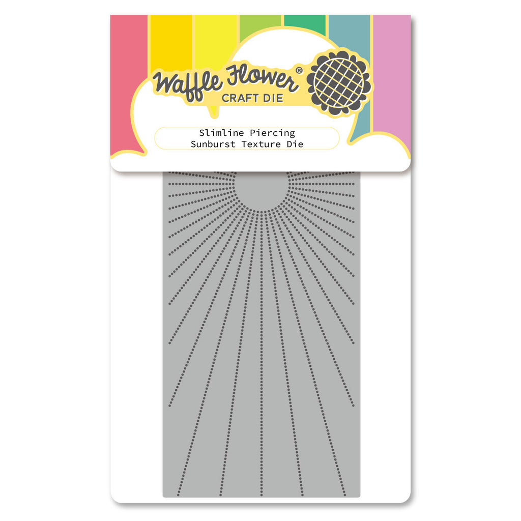 Slimline Piercing Sunburst Texture Die