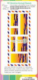 Postage Collage Slimline Airmail Stencil
