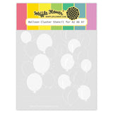 Balloon Cluster Stencil for A2 A6 A7